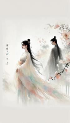 繁花相伴的意思